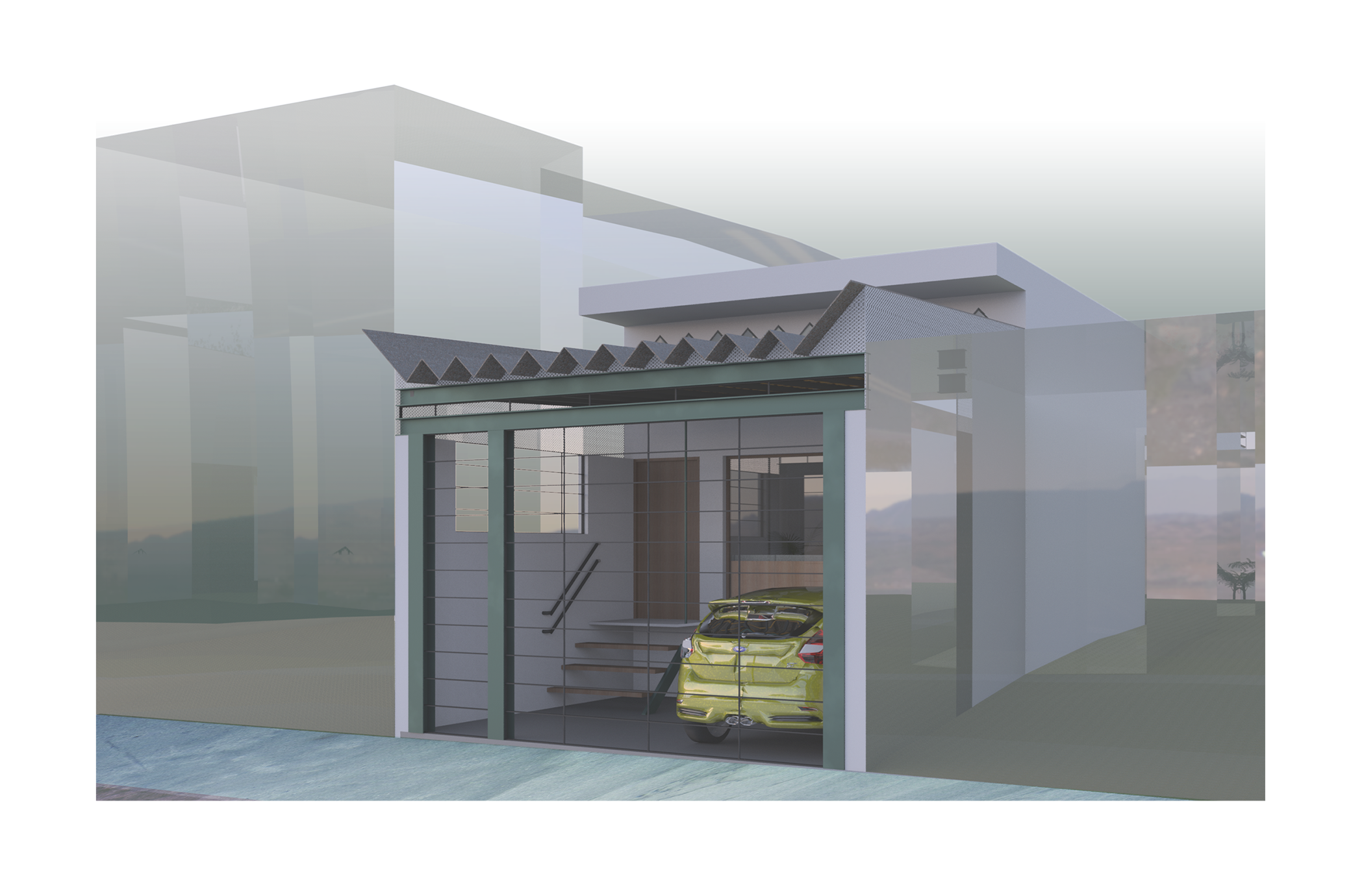 Fachada e Volumes | Casa Raguna |  LUBRU Arq & Reg | Arquitetura | Regularização | São Paulo | Vila Monumento | SP