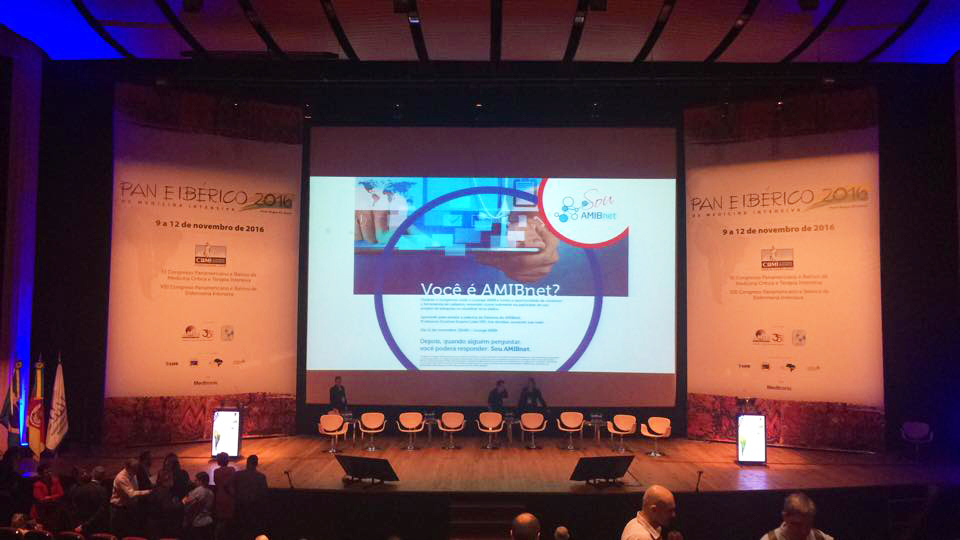 Sinalização Congresso, Pórtico, Credenciamento, Tótem, Pan Ibérico, AMIB, FIERGS