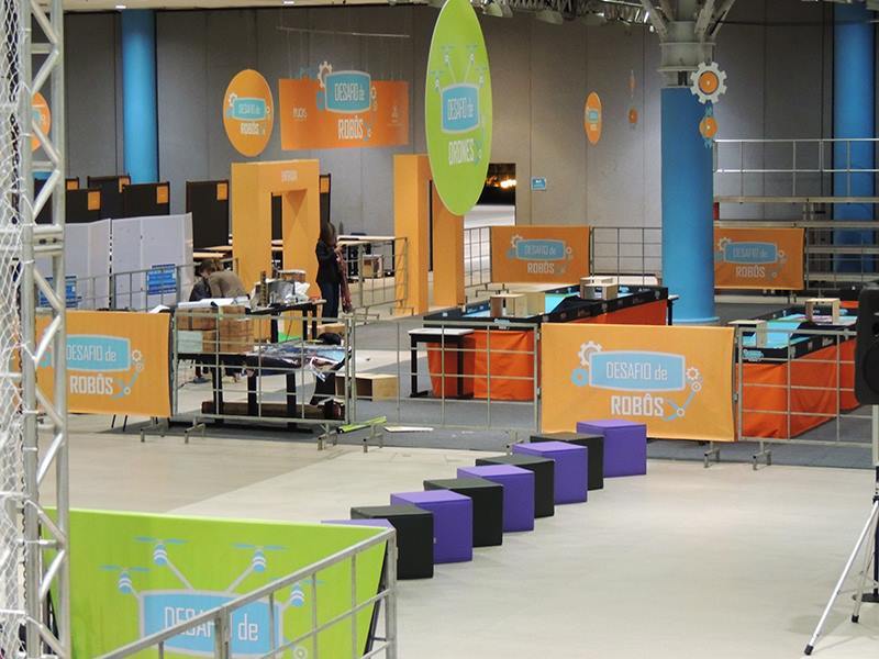 Robótica Maristas, Evento, Cenografia, CEPUC, Sinalização, Pórtico, Credenciamento, Feira de Carreiras, CPUC, PUCRS