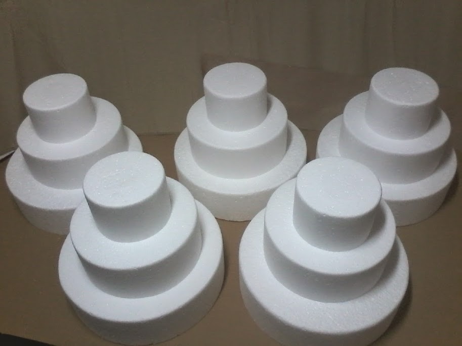 bolo de isopor
