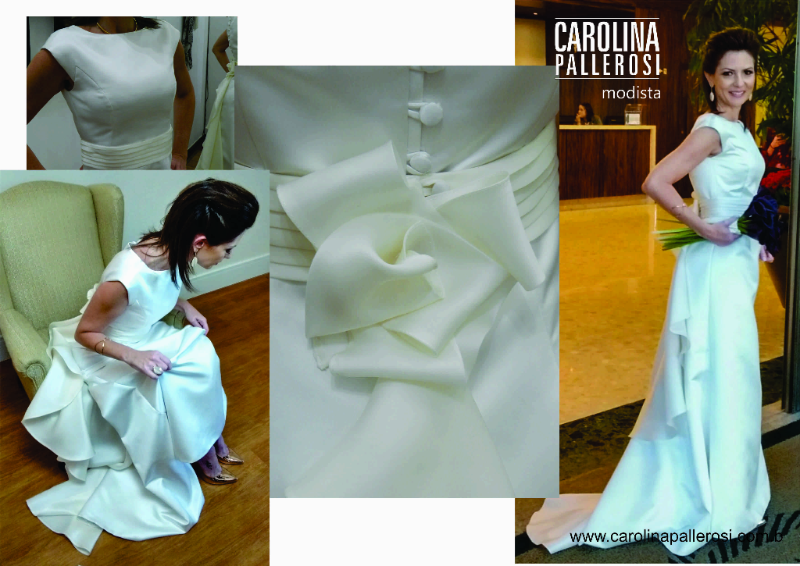 vestido noiva minimalista