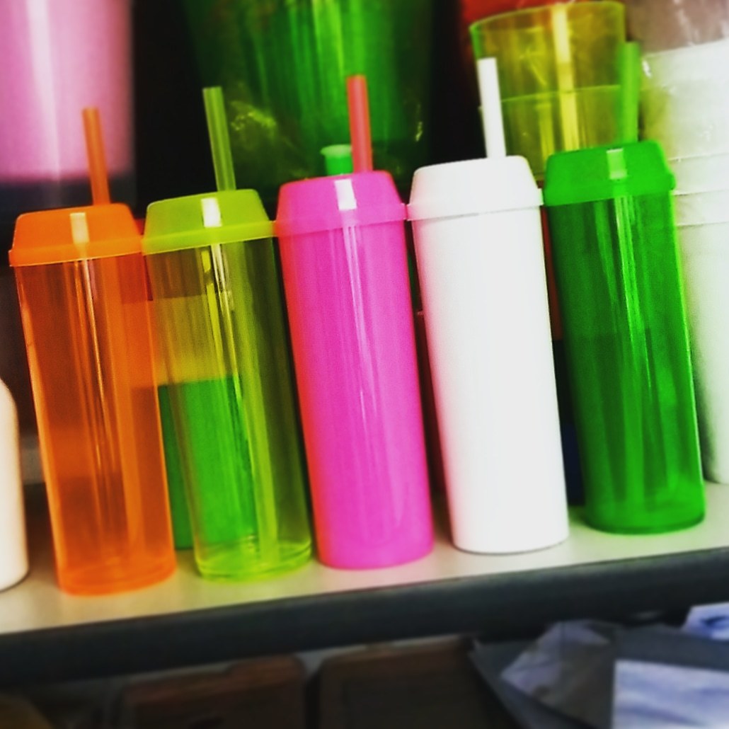 Long Drink com Tampa e canudo