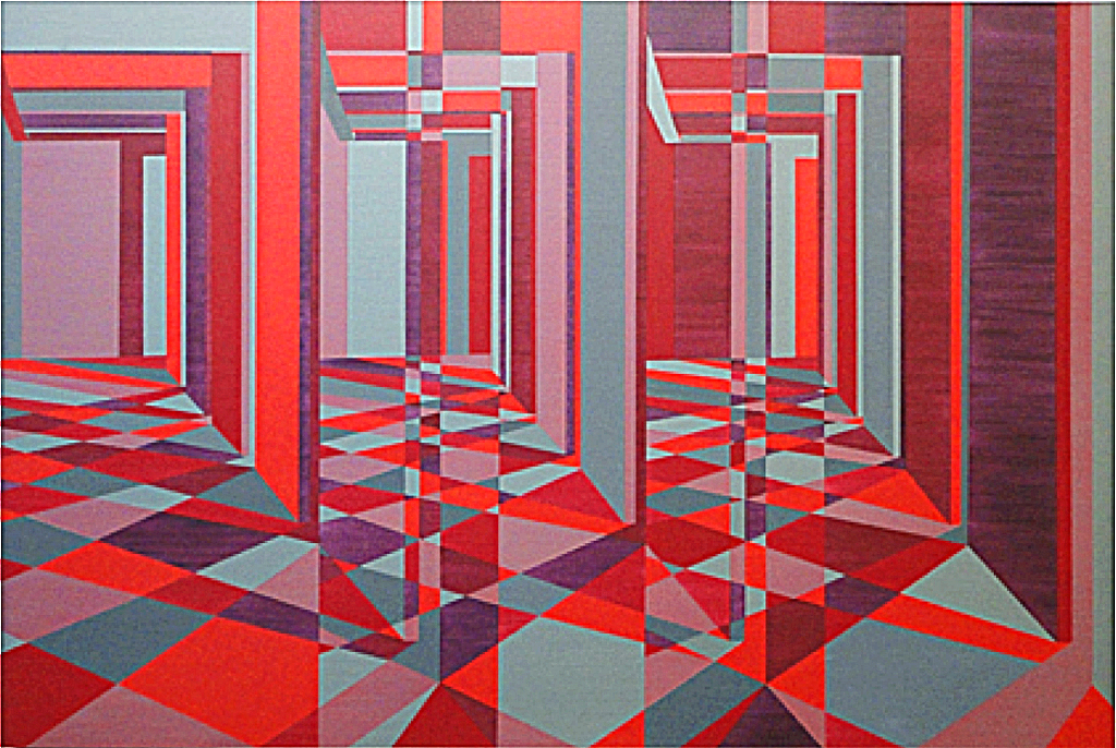 Mirian Perez, pintura, arte contemporânea, corredor