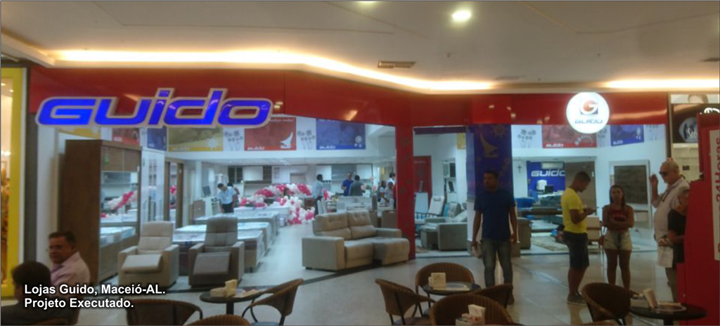 Lojas Guido - Maceió/AL - Projeto Executado.