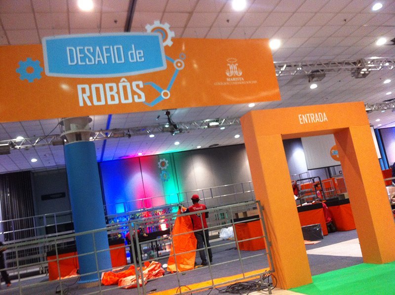 Robótica Maristas, Evento, Cenografia, CEPUC, Sinalização, Pórtico, Credenciamento, Feira de Carreiras, CPUC, PUCRS
