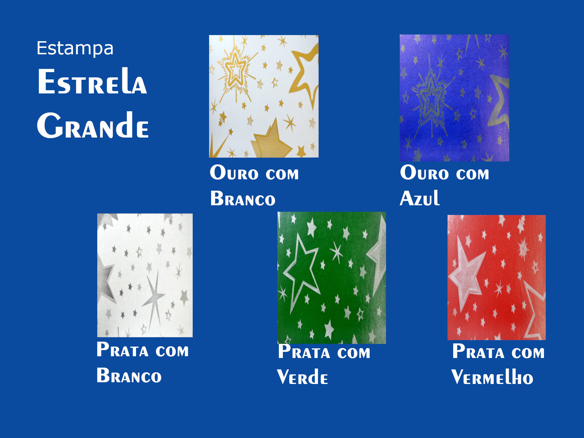 Estampa - Estrela Grande (Ouro e Prata com fundo colorido).jpg