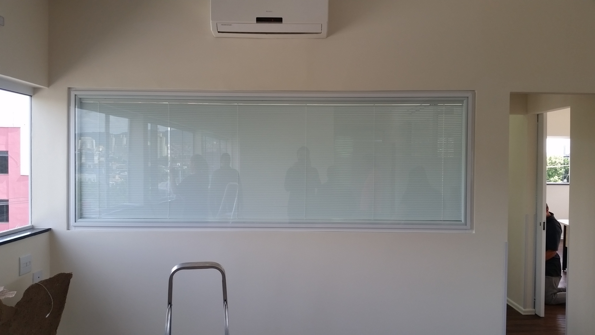 quadro Divisoria vidro duplo persiana interna preço