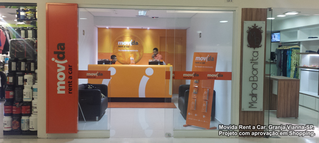 Movida - Granja Vianna/SP - Projeto com aprovação em Shopping Center