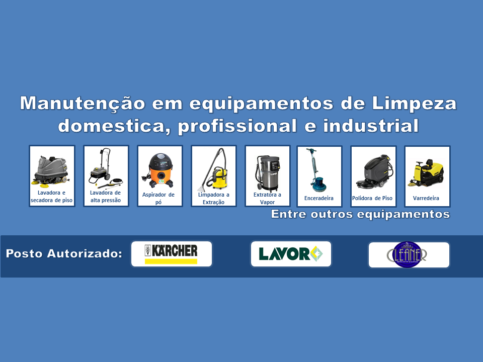 Assistência Técnica Equipamentos de Limpeza