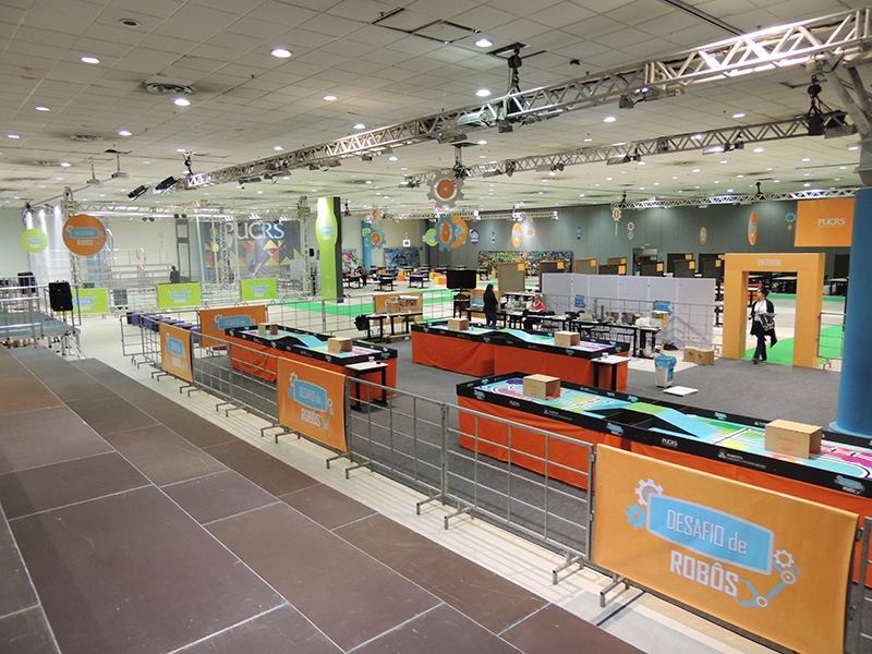 Robótica Maristas, Evento, Cenografia, CEPUC, Sinalização, Pórtico, Credenciamento, Feira de Carreiras, CPUC, PUCRS