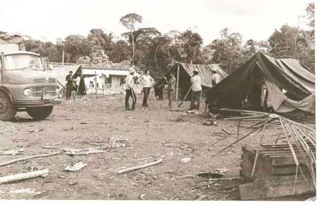 Museu Rondônia, Ouro Ouro Preto, Acampamento
