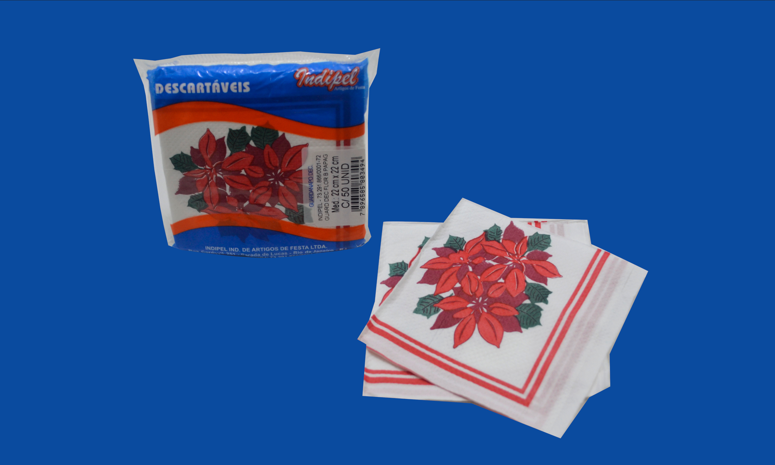 Guardanapo Dec Bico Papagaio 22x22 cm.JPG