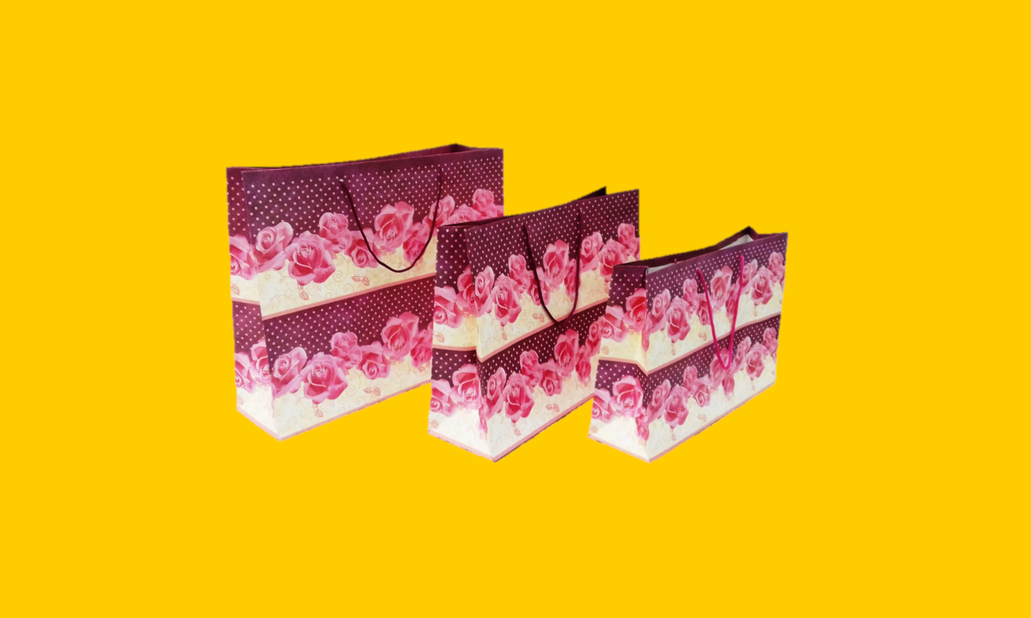 Bolsa Horizontal Decorada PR 8423 Rosa (Pequena, Média e Grande).png