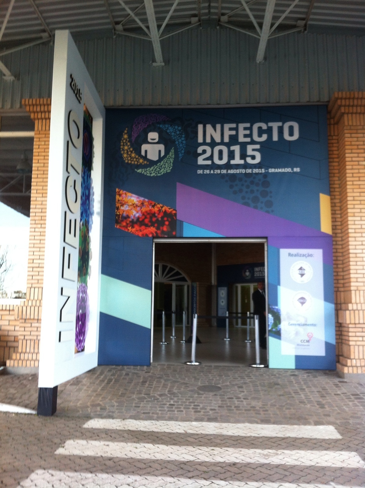 Sinalização Congresso, Pórtico, Credenciamento, Totem, Infecto, Gramado