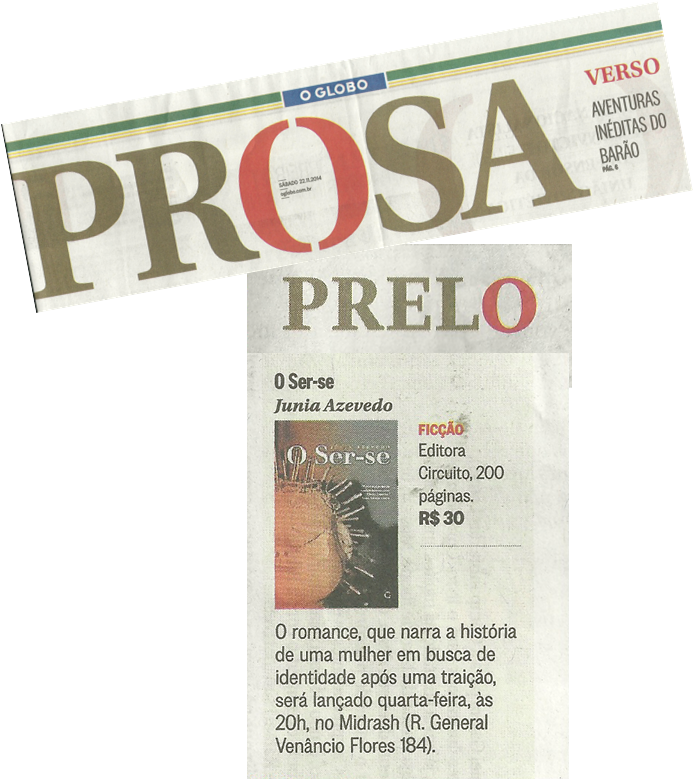 O Ser-se, romance de Júnia Azevedo.