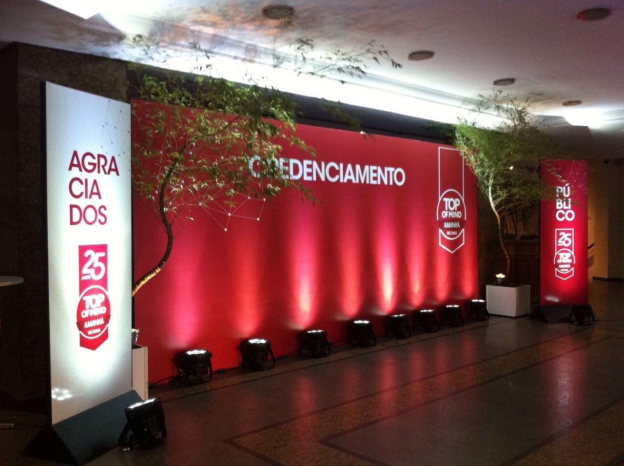 Evento, Fundo de Palco, Revista Amanhã, Sinalização, Centro de Eventos União