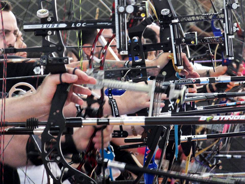 Arqueiros em competição