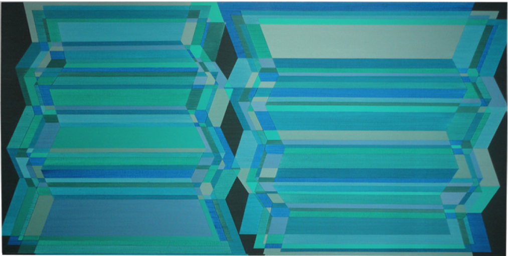 Mirian Perez, pintura, arte contemporânea, escada