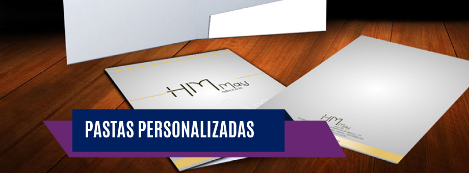 Pastas personalizadas