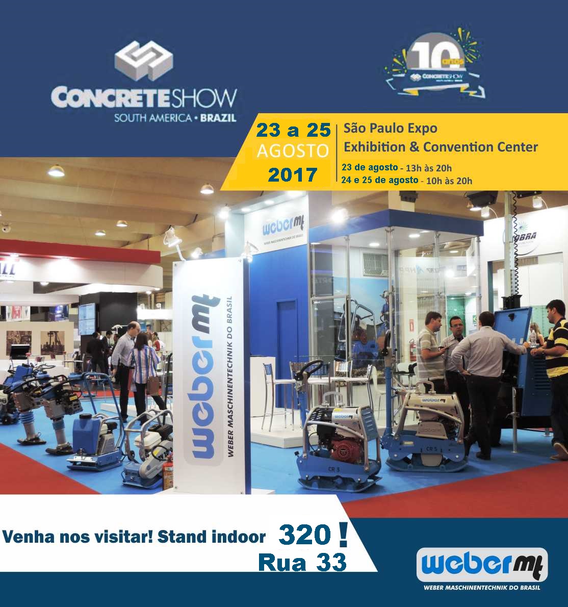 HUK LOCAÇÃO & VENDA CONCRETE SHOW 2017 CONVITE