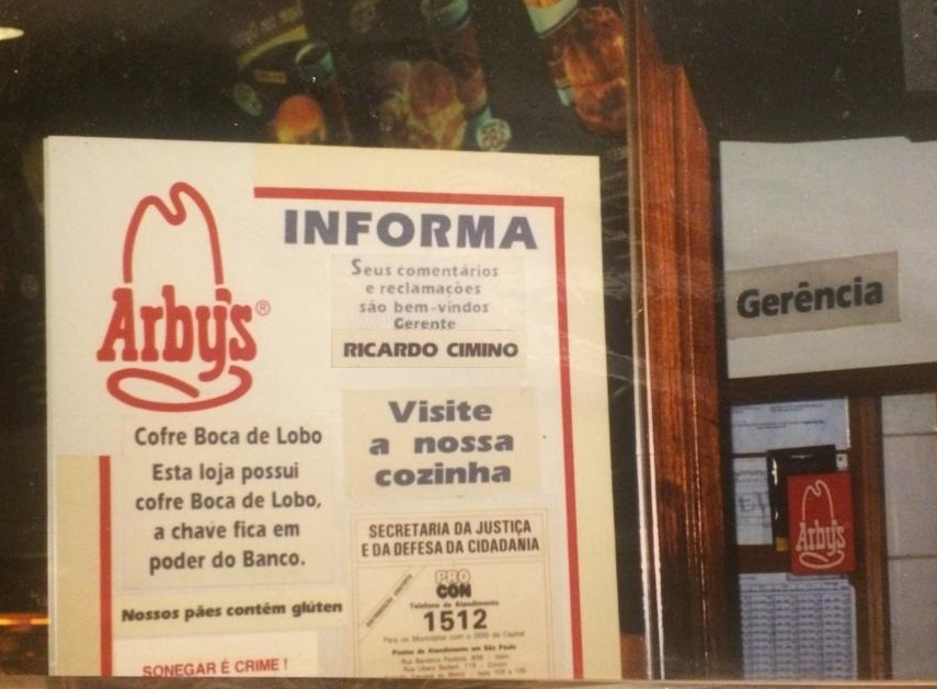 Arby's Eldorado Brasil Caruso Central de Negócios Franquia Desenvolvimento Produtos Taylor Made Alimentos Institucionais Food Service