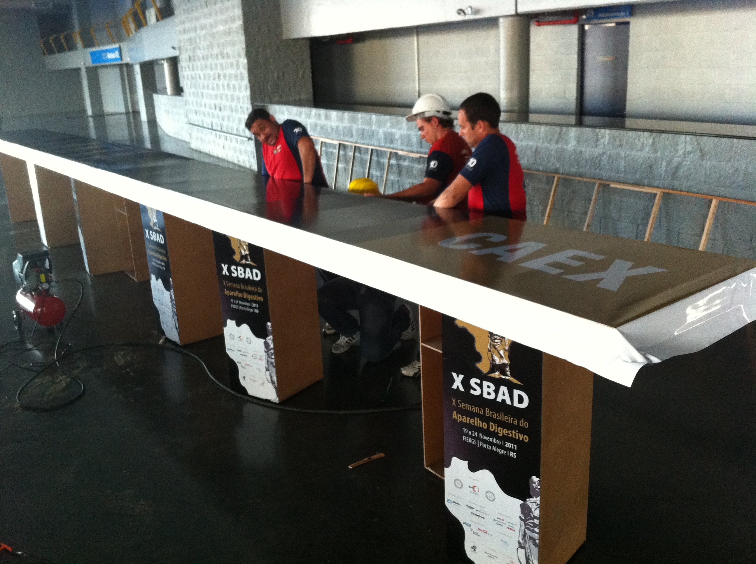 Sinalização Congresso, Pórtico, Credenciamento, Totem, SBAD, FBE, SOBED, CBCD