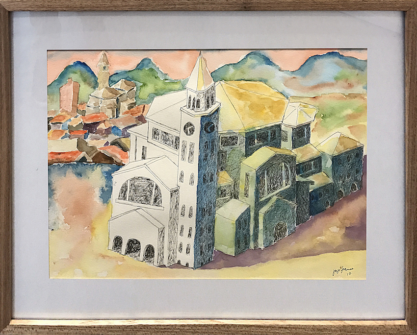 Jorge Franco 2010 Aquarela sobre Papel 42x54 "Igreja".jpg