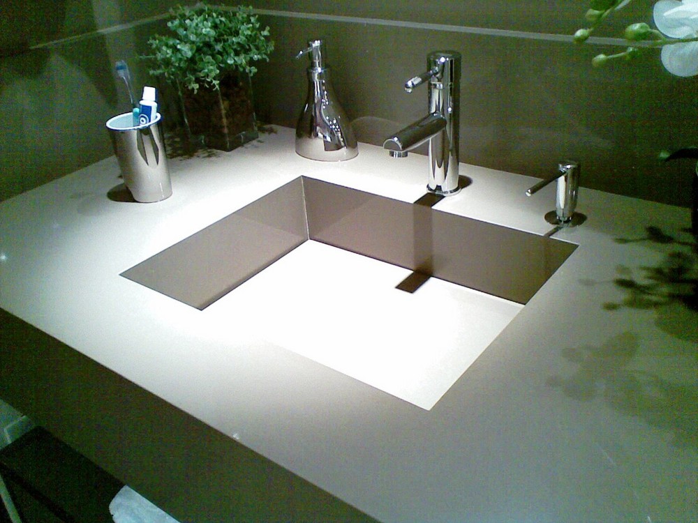 Lavatório no Crema Prime. 