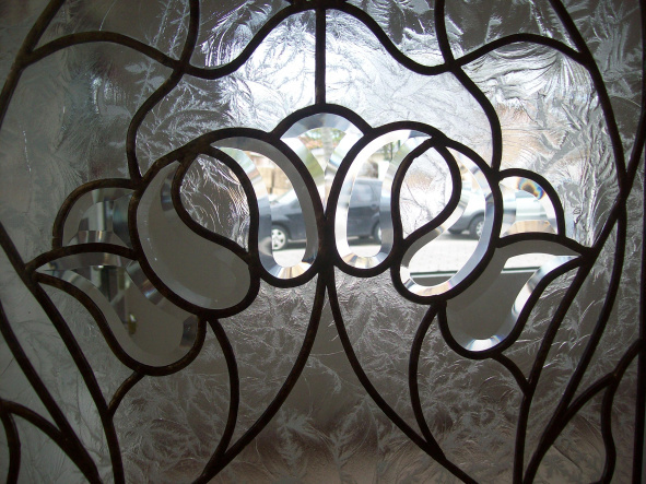 Vitral com bisote e givré, iris arte vítrea, vitraux, vitral artístico; vitral florianópolis; Vitral Santa Catarina; Vitral decorativo; vitral residencial, Roberto Petrelli, estúdio de vitrais