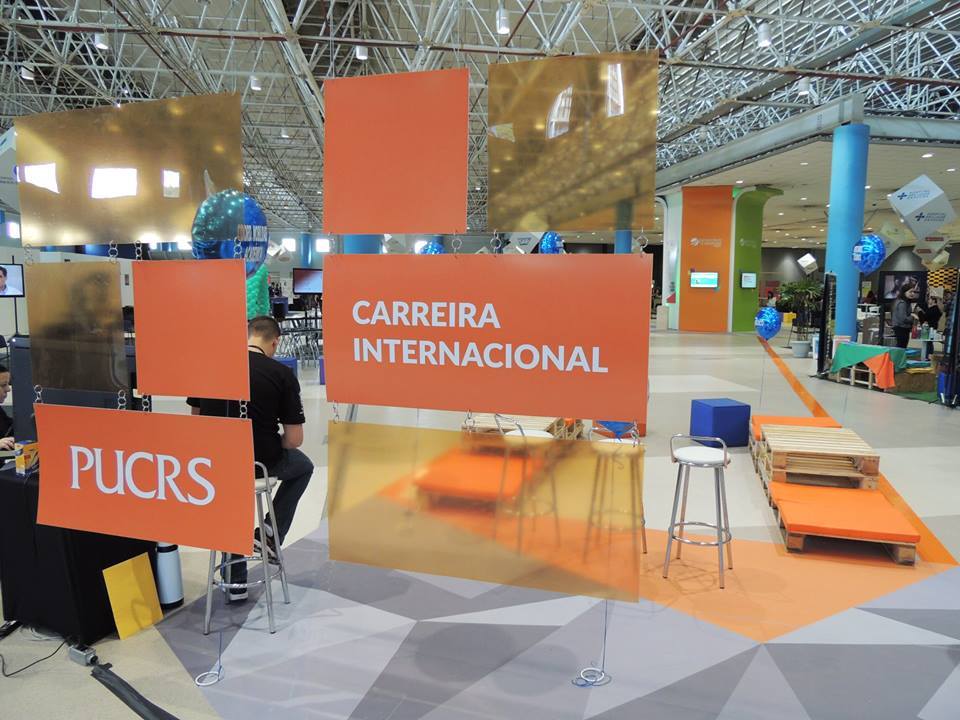 Evento, Cenografia, CEPUC, Sinalização, Pórtico, Credenciamento, Feira de Carreiras, CPUC, PUCRS