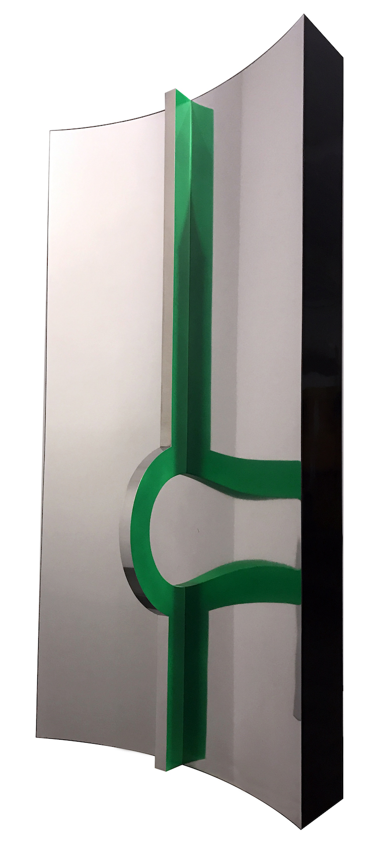 Yutaka Toyota 80x36x15cm, aço alumínio, madeira e pintura verde.JPG