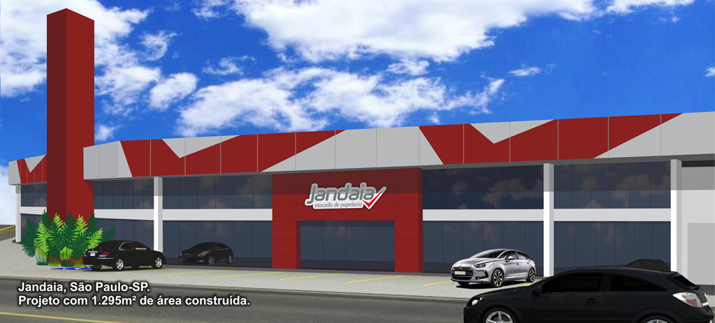 Jandaia - São Paulo/SP - Projeto com 1.295m² de área construída.