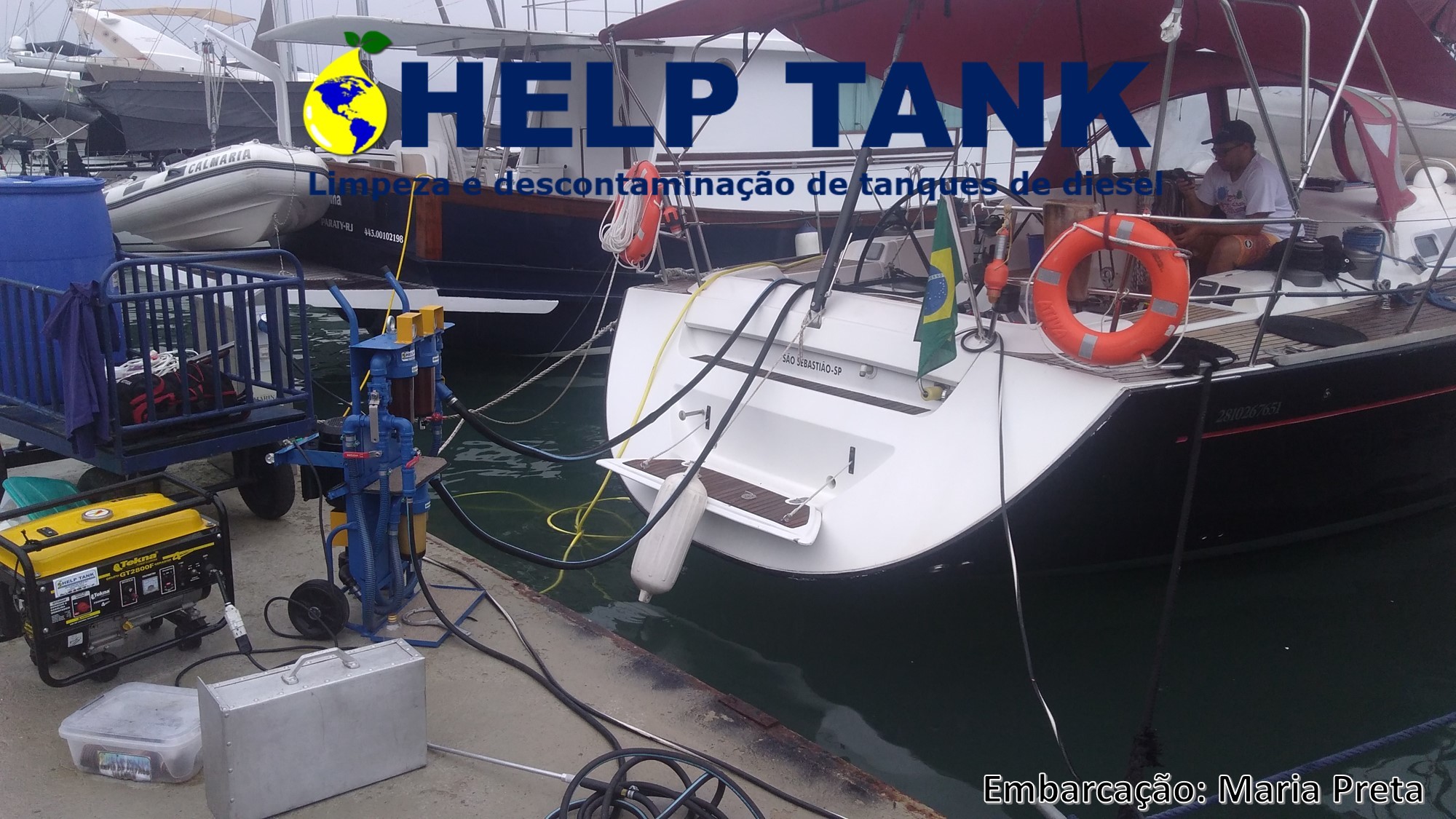 Limpeza de tanque - Help Tank - Veleiro Maria Preta 16.jpg