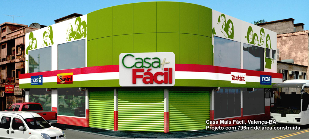 Casa + Fácil - Valença/BA - Projeto com 796m² de área construída.