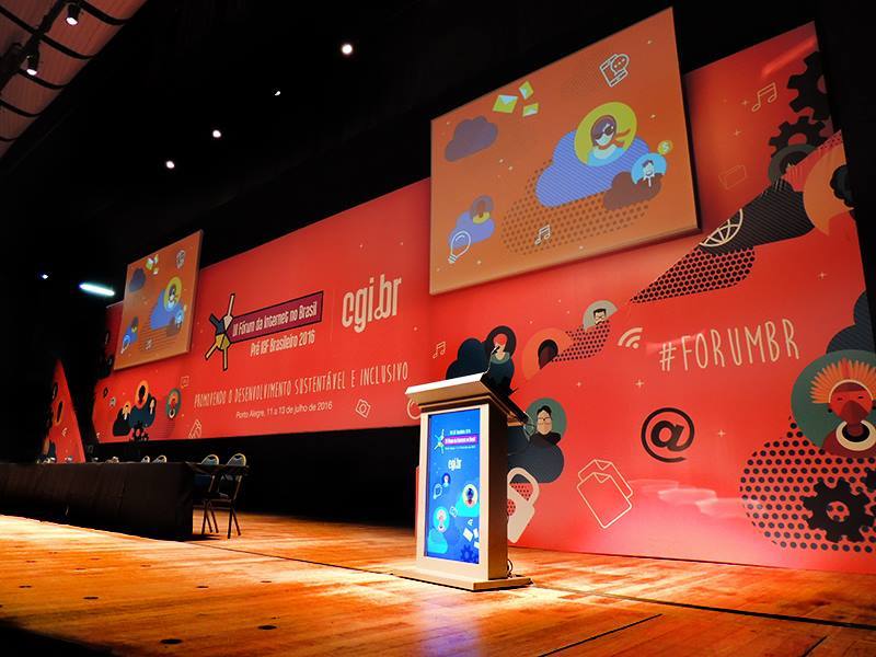 Fundo de Palco, Cenografia, Sinalização Eventos, Fiergs