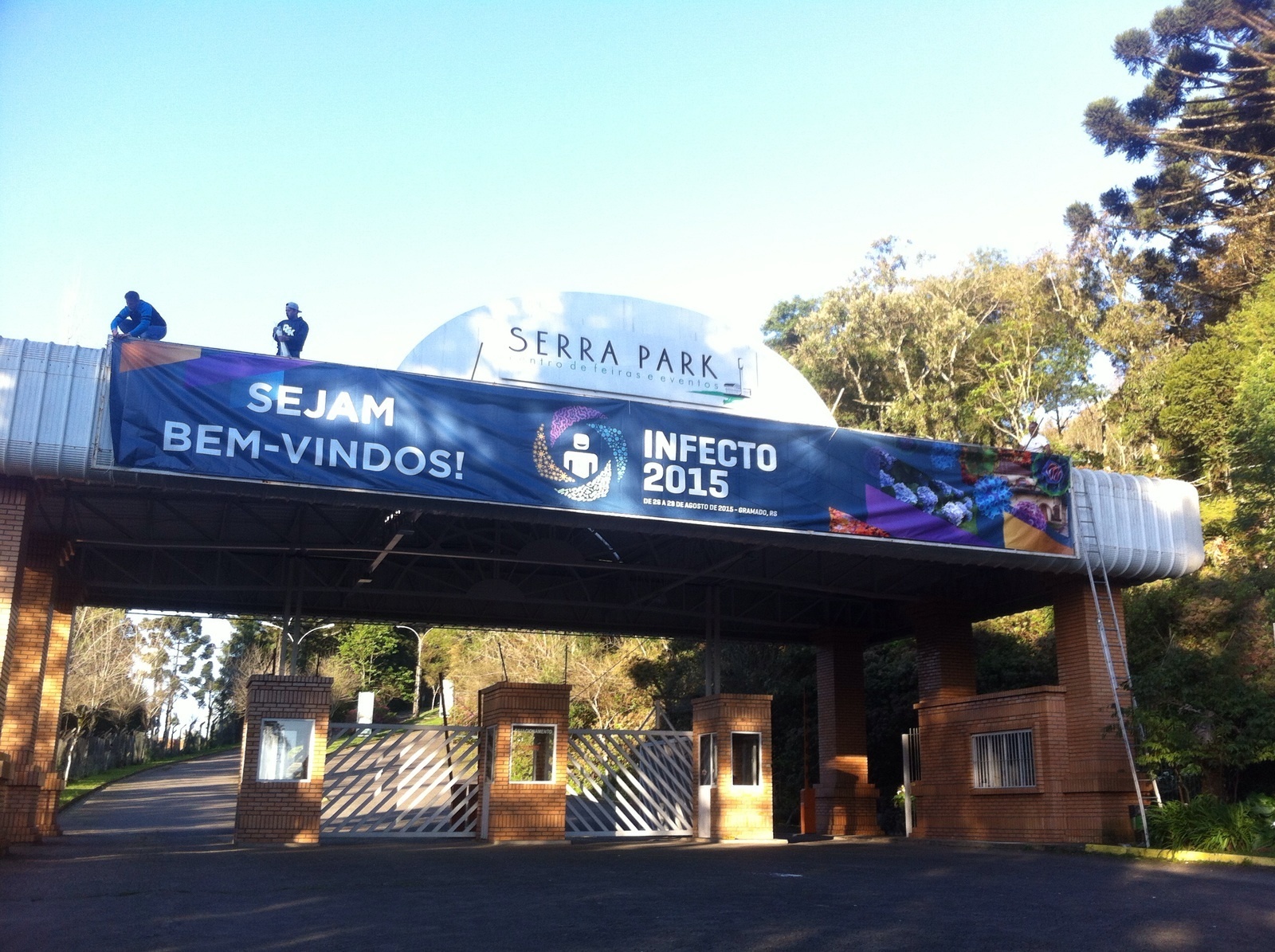 Sinalização Congresso, Pórtico, Credenciamento, Totem, Infecto, Gramado
