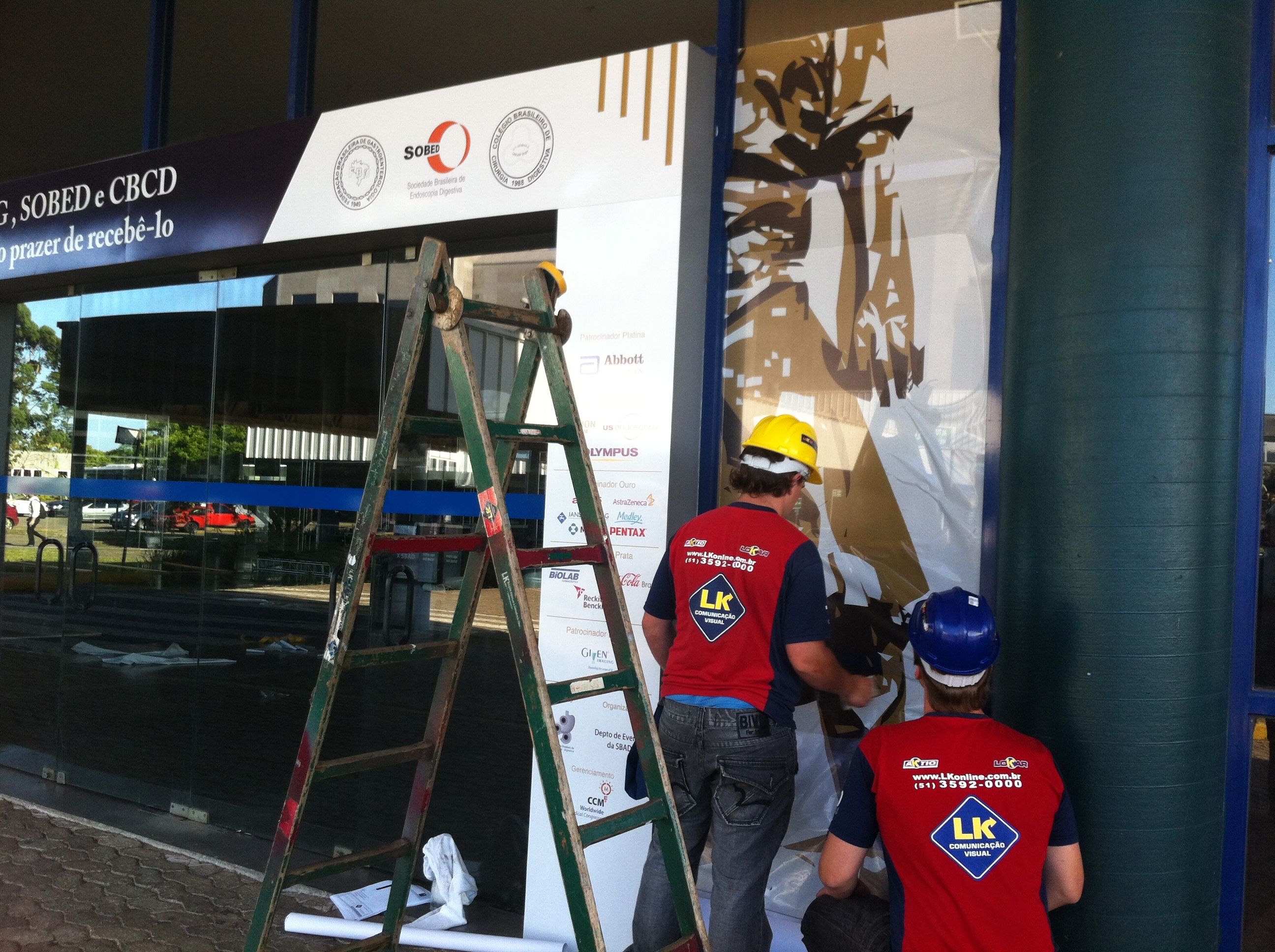 Sinalização Congresso, Pórtico, Credenciamento, Totem, SBAD, FBE, SOBED, CBCD