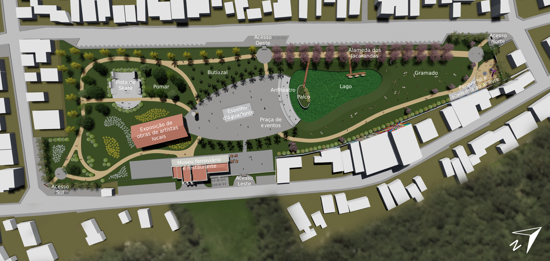 Proposta de Implantação do Parque da Estação Ferroviária do Campo de Fora 