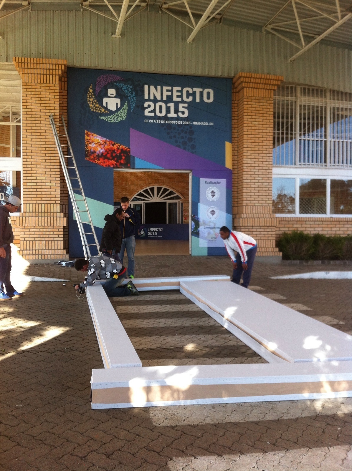 Sinalização Congresso, Pórtico, Credenciamento, Totem, Infecto, Gramado