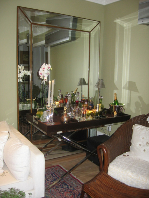 espelho decorado, espelho com moldura, espelho bisotado, espelho sala, espelho artístico, roberto petrelli, iris arte vitrea, vitrais, est~udio de vitrais 