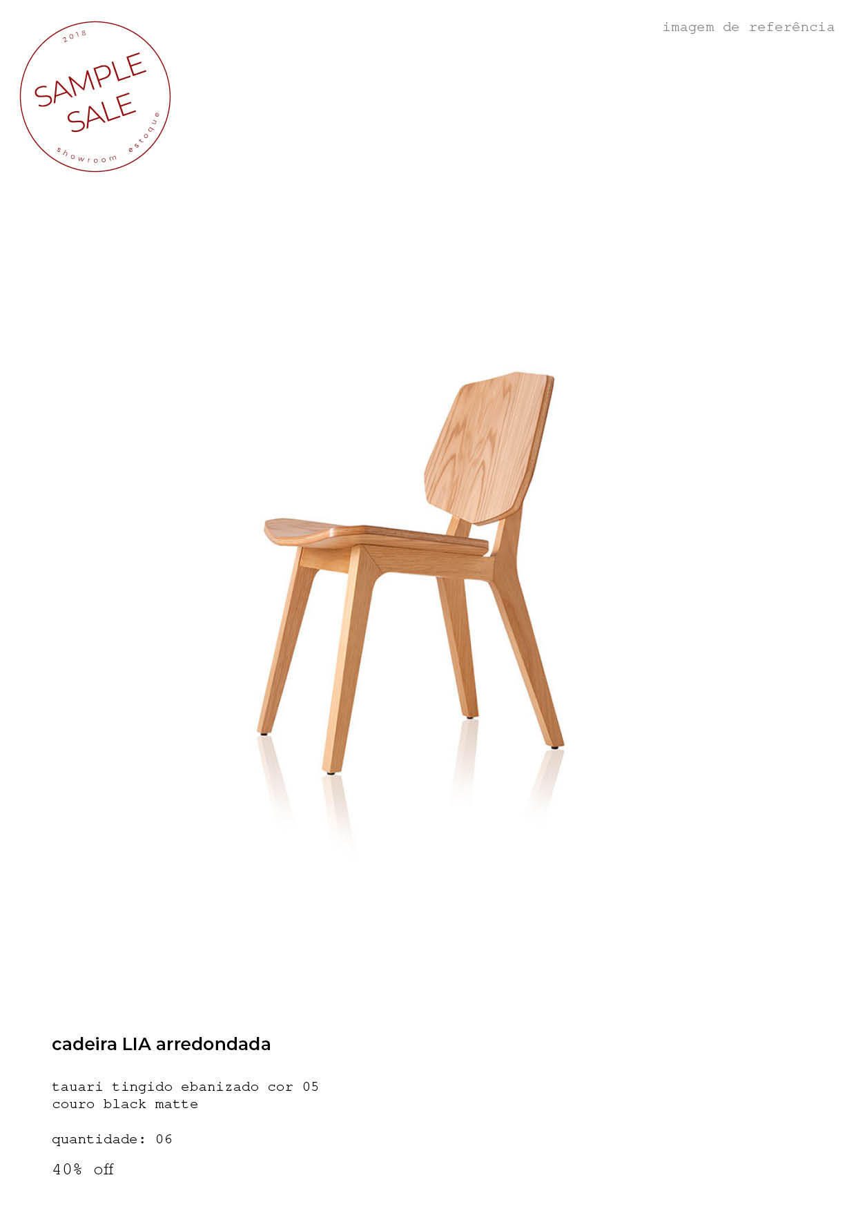 Cadeira LIA arredondada