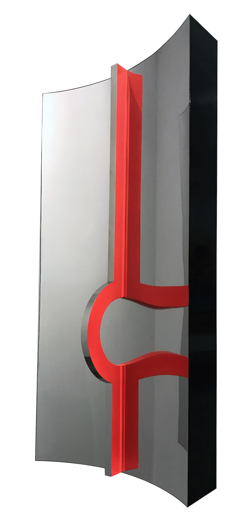 Yutaka Toyota 80x36x15cm, aço alumínio, madeira e pintura vermelho.JPG