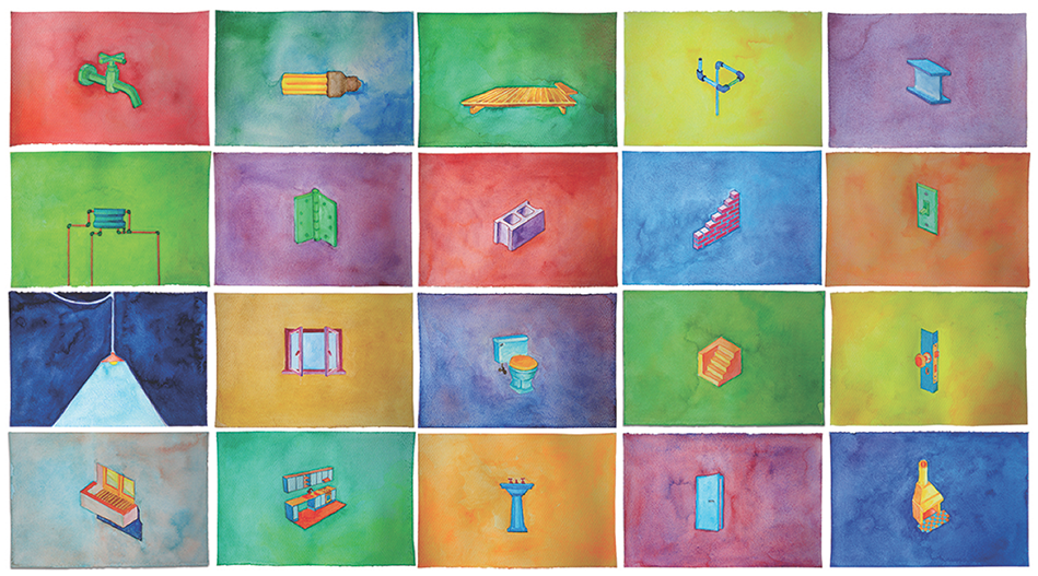 Mirian Perez, pintura, arte contemporânea, arquitetura