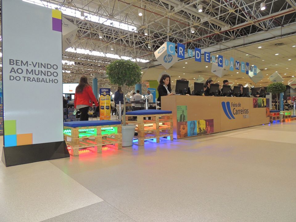 Evento, Cenografia, CEPUC, Sinalização, Pórtico, Credenciamento, Feira de Carreiras, CPUC, PUCRS