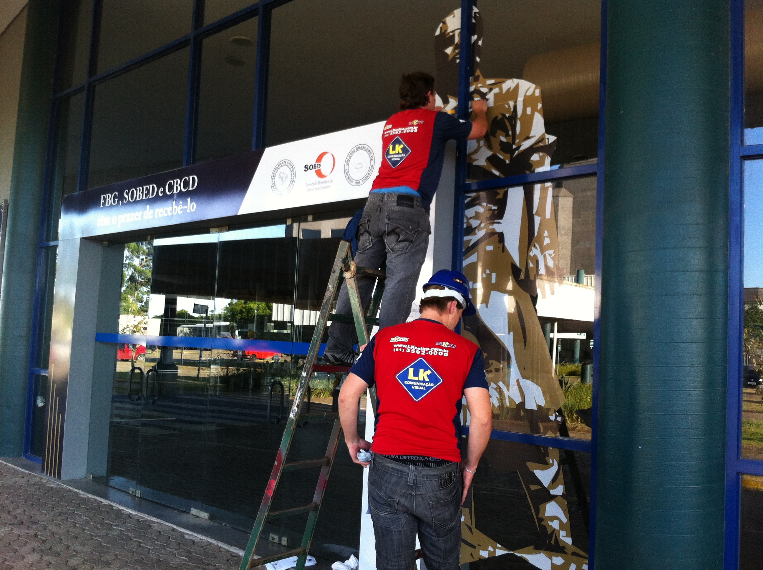 Sinalização Congresso, Pórtico, Credenciamento, Totem, SBAD, FBE, SOBED, CBCD