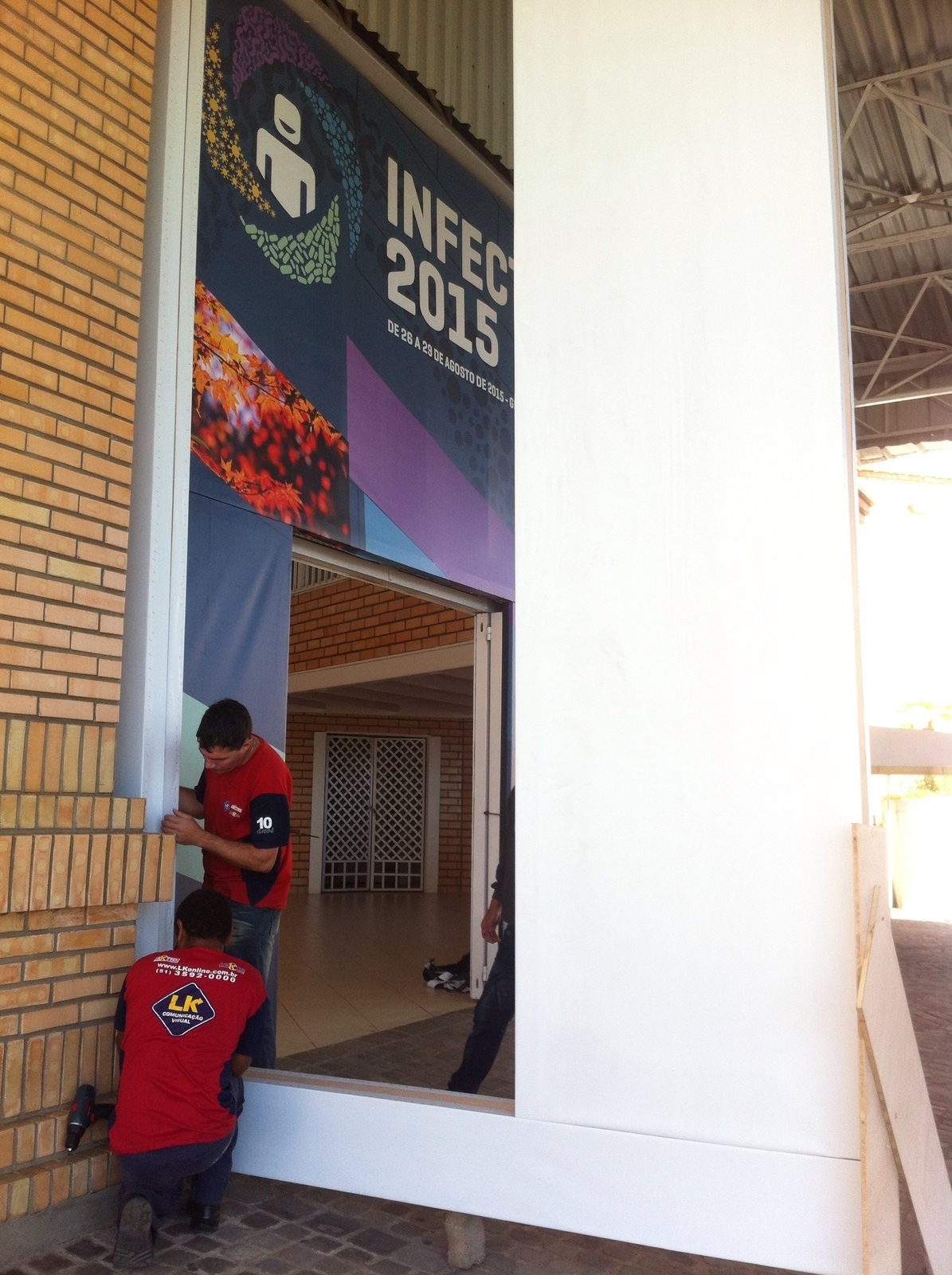 Sinalização Congresso, Pórtico, Credenciamento, Totem, Infecto, Gramado