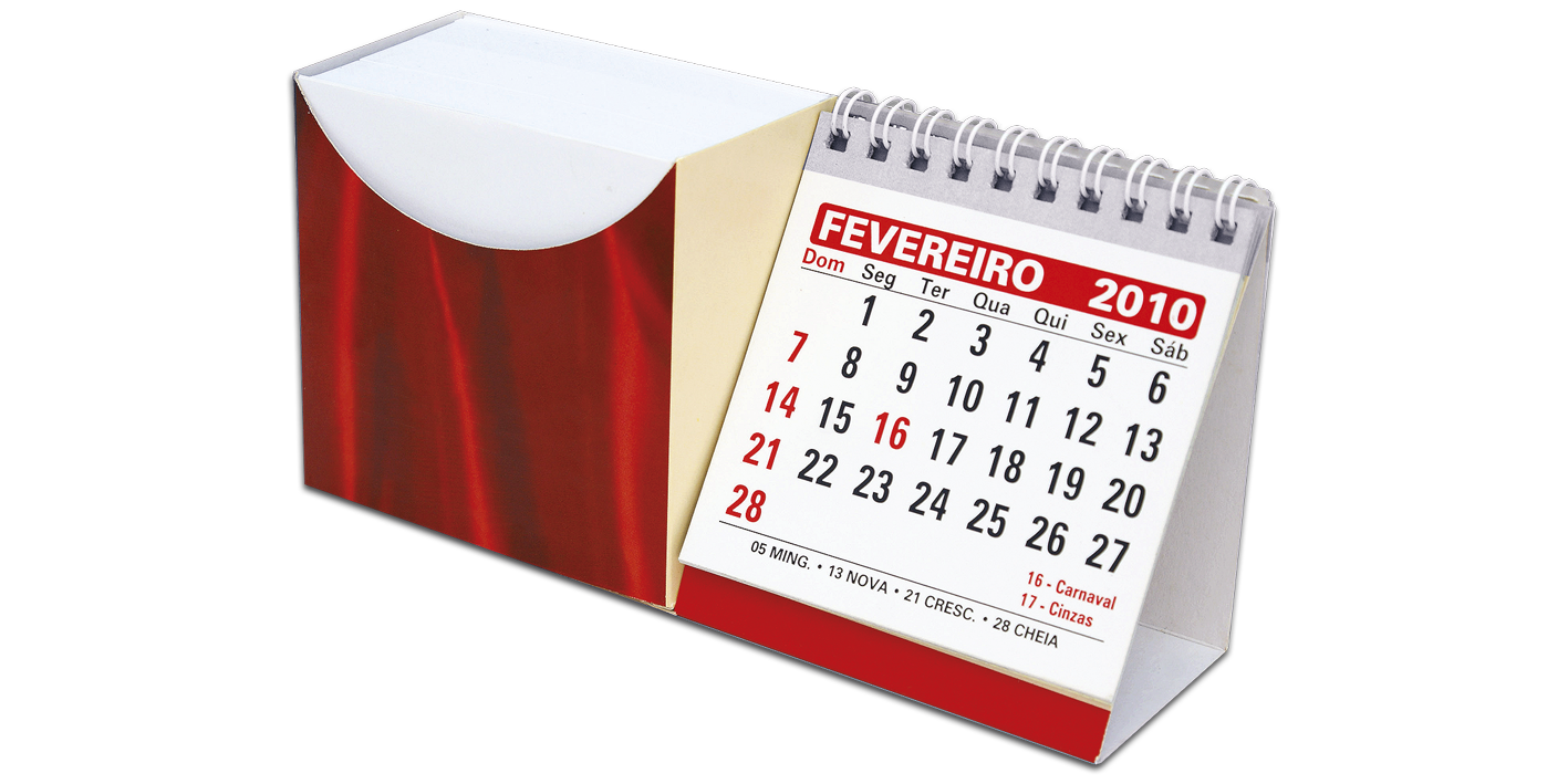 Calendário de Mesa com Rascunho M110
