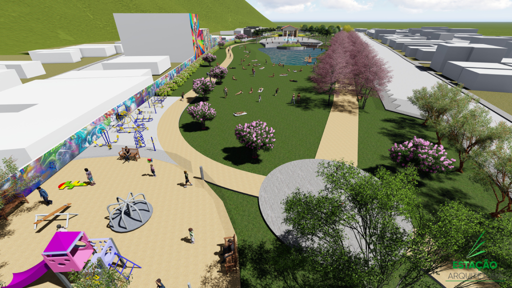 Proposta do Parque da Estação Ferroviária do Campo de Fora 