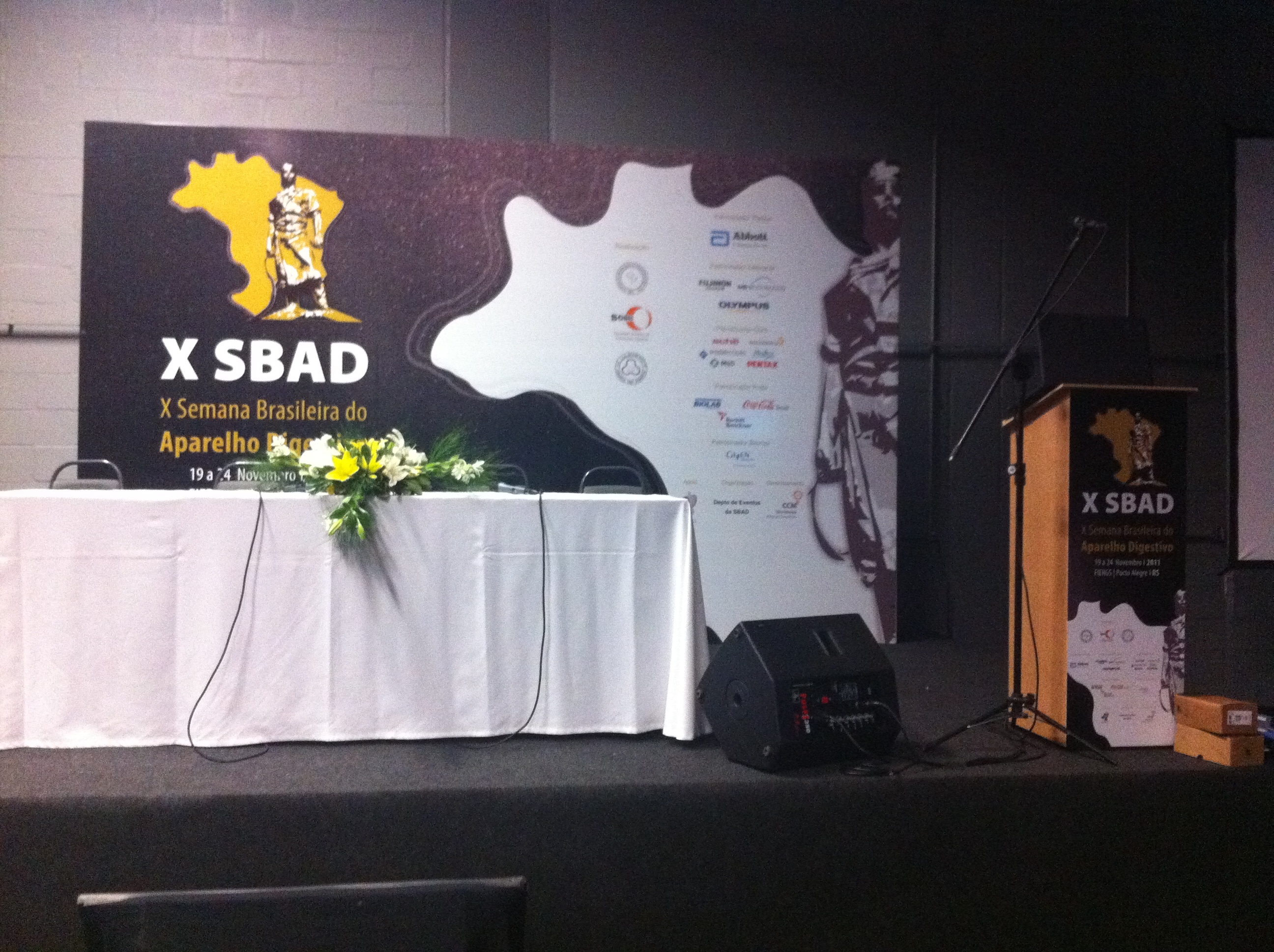 Sinalização Congresso, Pórtico, Credenciamento, Totem, SBAD, FBE, SOBED, CBCD