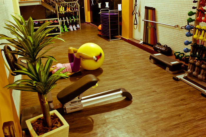 Sala de alongamento - Unidade Physical Vila